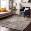 Piper Looms Mayfield Panel AMF566 Taupe Machine Washable Area Rug Lifestyle Image Feature
