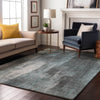 Piper Looms Mayfield Casual AMF567 Teal Machine Washable Area Rug Lifestyle Image Feature