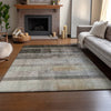 Piper Looms Mayfield Casual AMF568 Brown Machine Washable Area Rug Lifestyle Image Feature