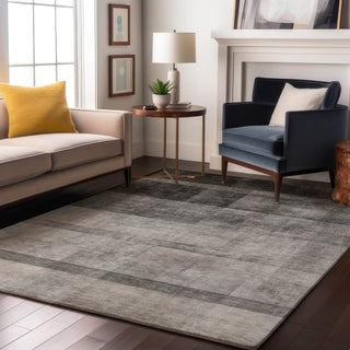 Piper Looms Mayfield Casual AMF568 Gray Machine Washable Area Rug Lifestyle Image Feature
