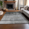 Piper Looms Mayfield Casual AMF568 Gray Machine Washable Area Rug Lifestyle Image Feature