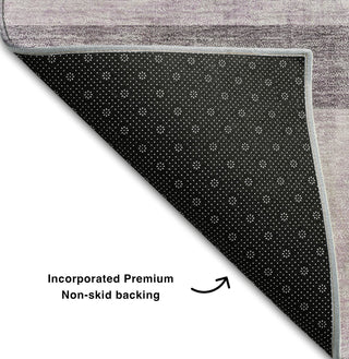 Piper Looms Mayfield Casual AMF568 Purple Machine Washable Area Rug Backing Image