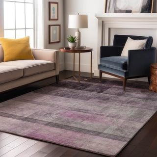 Piper Looms Mayfield Casual AMF568 Purple Machine Washable Area Rug Lifestyle Image Feature