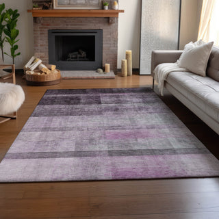 Piper Looms Mayfield Casual AMF568 Purple Machine Washable Area Rug Lifestyle Image Feature