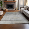 Piper Looms Mayfield Casual AMF568 Taupe Machine Washable Area Rug Lifestyle Image Feature