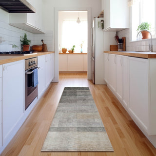 Piper Looms Mayfield Casual AMF568 Taupe Machine Washable Area Rug Runner Lifestyle Image Feature