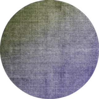 Piper Looms Mayfield Ombre AMF569 Olive Machine Washable Area Rug Round Main Image