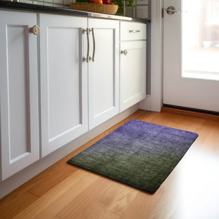 Piper Looms Mayfield Ombre AMF569 Olive Machine Washable Area Rug Scatter Lifestyle Image Feature