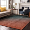 Piper Looms Mayfield Ombre AMF569 Teal Machine Washable Area Rug Lifestyle Image Feature