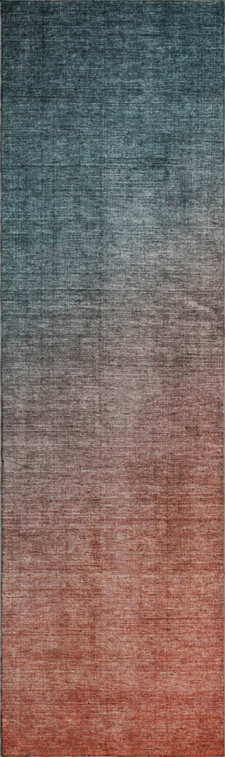 Piper Looms Mayfield Ombre AMF569 Teal Machine Washable Area Rug Runner Main Image