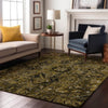 Piper Looms Mayfield Oriental AMF570 Brown Machine Washable Area Rug Lifestyle Image Feature