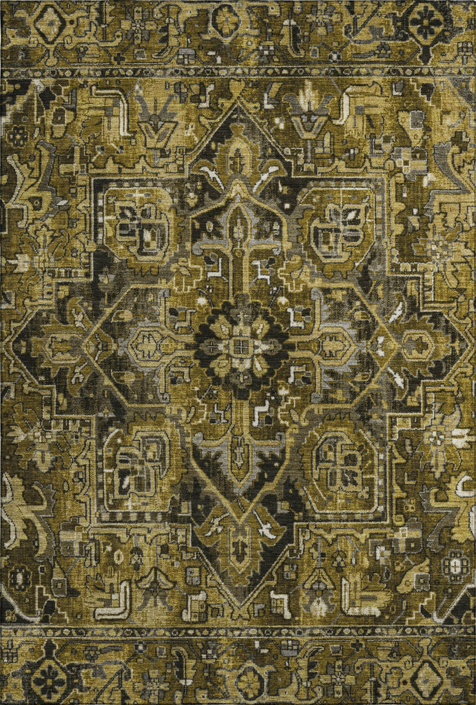 Piper Looms Mayfield Oriental AMF570 Brown Machine Washable Area Rug main image