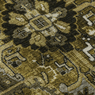 Piper Looms Mayfield Oriental AMF570 Brown Machine Washable Area Rug Swatch Image