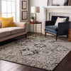 Piper Looms Mayfield Oriental AMF570 Ivory Machine Washable Area Rug Lifestyle Image Feature