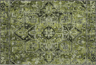 Piper Looms Mayfield Oriental AMF570 Olive Machine Washable Area Rug Scatter Main Image