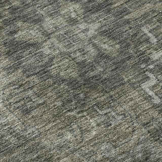 Piper Looms Mayfield Oriental AMF571 Mocha Machine Washable Area Rug Swatch Image