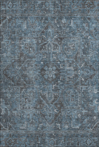 Piper Looms Mayfield Oriental AMF571 Navy Machine Washable Area Rug main image