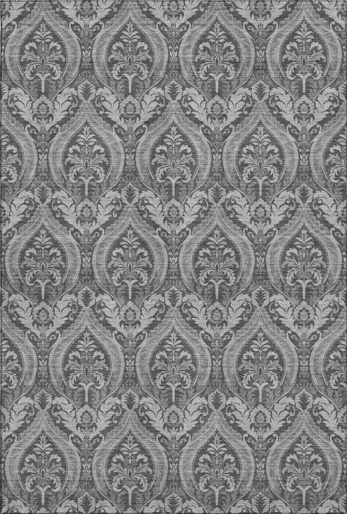 Piper Looms Mayfield Panel AMF572 Gray Machine Washable Area Rug main image