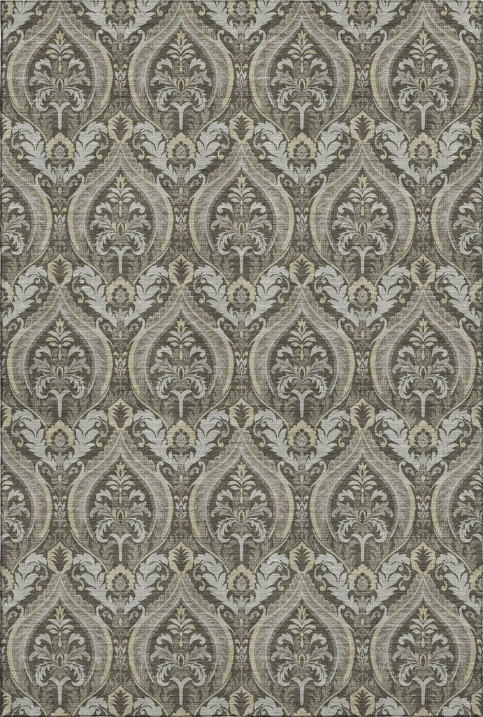 Piper Looms Mayfield Panel AMF572 Taupe Machine Washable Area Rug main image