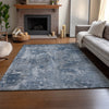 Piper Looms Mayfield Modern AMF573 Blue Machine Washable Area Rug Lifestyle Image Feature