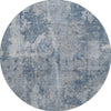 Piper Looms Mayfield Modern AMF573 Blue Machine Washable Area Rug Round Main Image