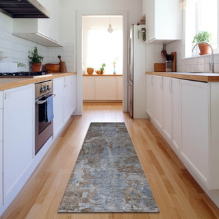 Piper Looms Mayfield Modern AMF573 Brown Machine Washable Area Rug Runner Lifestyle Image Feature