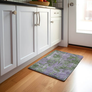Piper Looms Mayfield Modern AMF573 Green Machine Washable Area Rug Scatter Lifestyle Image Feature