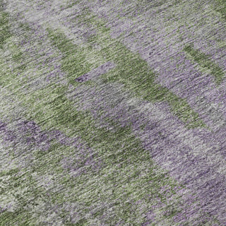 Piper Looms Mayfield Modern AMF573 Green Machine Washable Area Rug Swatch Image