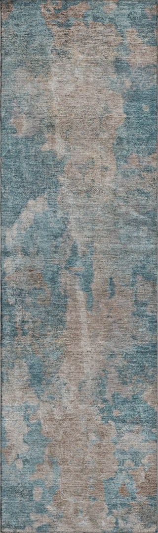 Piper Looms Mayfield Modern AMF573 Teal Machine Washable Area Rug Runner Main Image