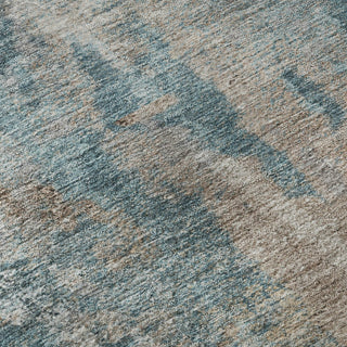 Piper Looms Mayfield Modern AMF573 Teal Machine Washable Area Rug Swatch Image