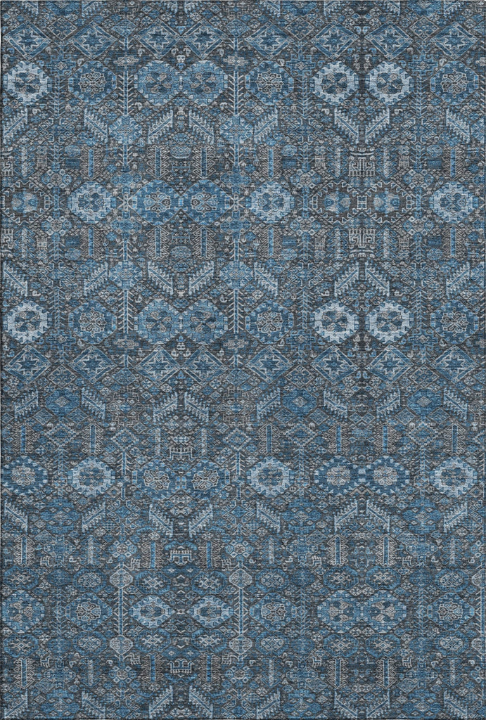 Piper Looms Mayfield Bohemian AMF574 Blue Machine Washable Area Rug main image