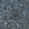 Piper Looms Mayfield Bohemian AMF574 Blue Machine Washable Area Rug Swatch Image
