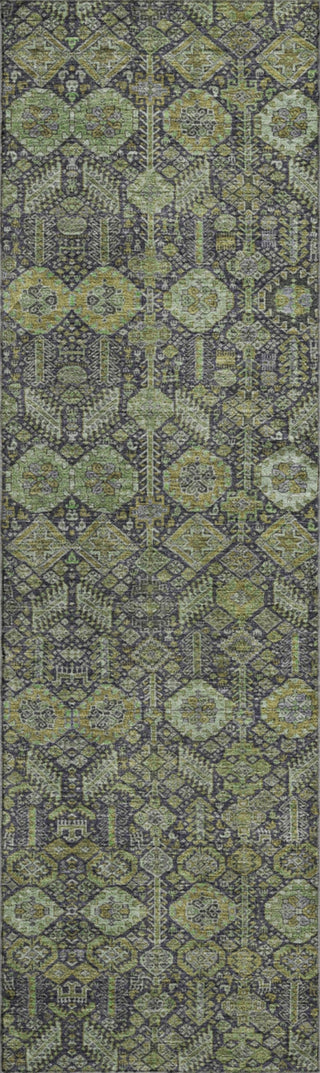 Piper Looms Mayfield Bohemian AMF574 Green Machine Washable Area Rug Runner Main Image