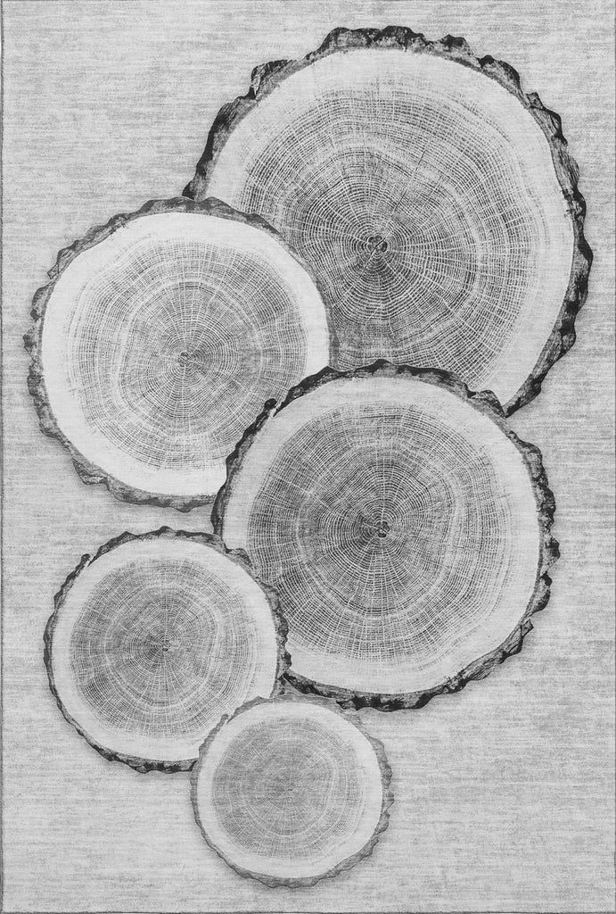 Piper Looms Mayfield Organic AMF575 Gray Machine Washable Area Rug main image