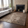 Piper Looms Mayfield Ikat AMF577 Chocolate Machine Washable Area Rug Lifestyle Image Feature