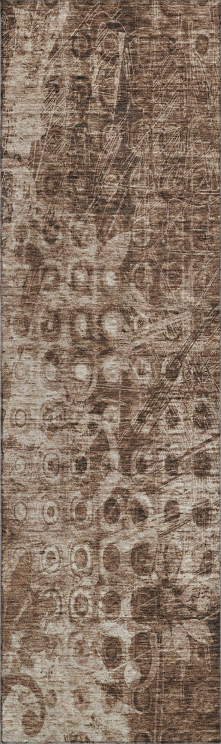 Piper Looms Mayfield Ikat AMF577 Chocolate Machine Washable Area Rug Runner Main Image