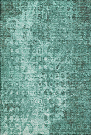 Piper Looms Mayfield Ikat AMF577 Teal Machine Washable Area Rug main image