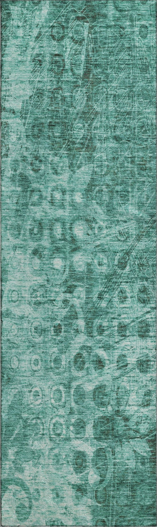 Piper Looms Mayfield Ikat AMF577 Teal Machine Washable Area Rug Runner Main Image