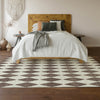 Piper Looms Mayfield Diamonds AMF578 Brown Machine Washable Area Rug Lifestyle Image Feature