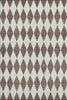 Piper Looms Mayfield Diamonds AMF578 Brown Machine Washable Area Rug main image
