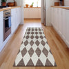Piper Looms Mayfield Diamonds AMF578 Brown Machine Washable Area Rug Runner Lifestyle Image Feature