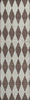 Piper Looms Mayfield Diamonds AMF578 Brown Machine Washable Area Rug Runner Main Image