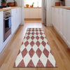 Piper Looms Mayfield Diamonds AMF578 Burgundy Machine Washable Area Rug Runner Lifestyle Image Feature