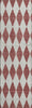 Piper Looms Mayfield Diamonds AMF578 Burgundy Machine Washable Area Rug Runner Main Image