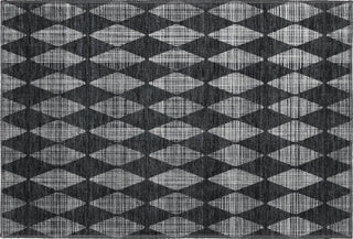 Piper Looms Mayfield Diamonds AMF578 Charcoal Machine Washable Area Rug Scatter Main Image