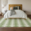 Piper Looms Mayfield Diamonds AMF578 Green Machine Washable Area Rug Lifestyle Image Feature