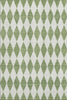 Piper Looms Mayfield Diamonds AMF578 Green Machine Washable Area Rug main image