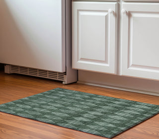 Piper Looms Mayfield Diamonds AMF578 Olive Machine Washable Area Rug Scatter Lifestyle Image Feature