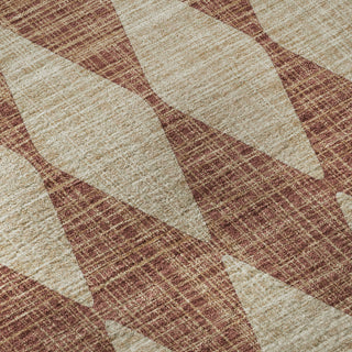 Piper Looms Mayfield Diamonds AMF578 Paprika Machine Washable Area Rug Swatch Image