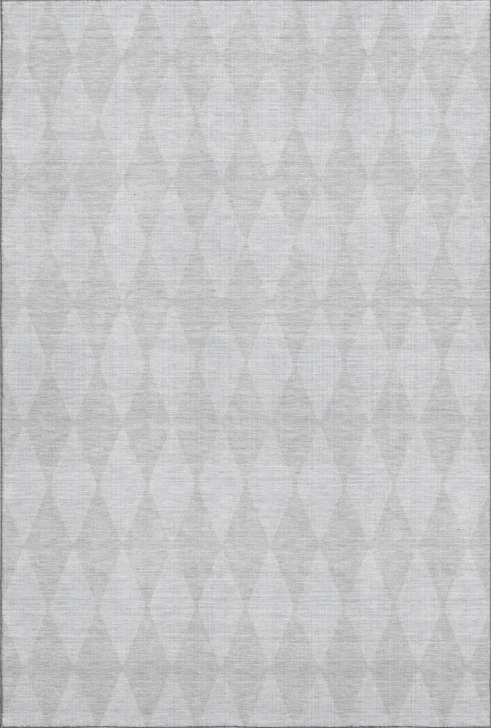 Piper Looms Mayfield Diamonds AMF578 Pewter Machine Washable Area Rug main image